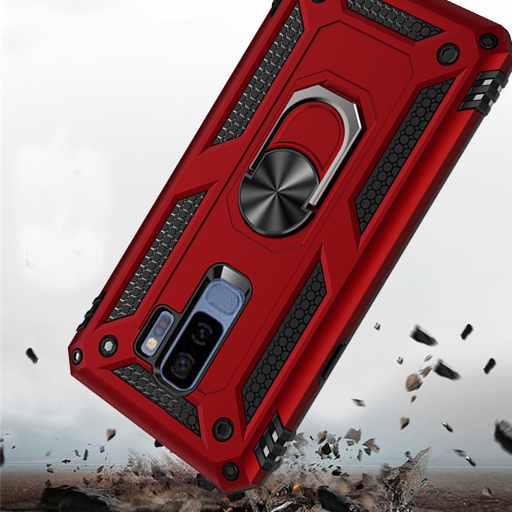 Für Samsung Galaxy S9 Ring Magnet Ständer Hybrid Case Hülle - - Bild 9 von 9