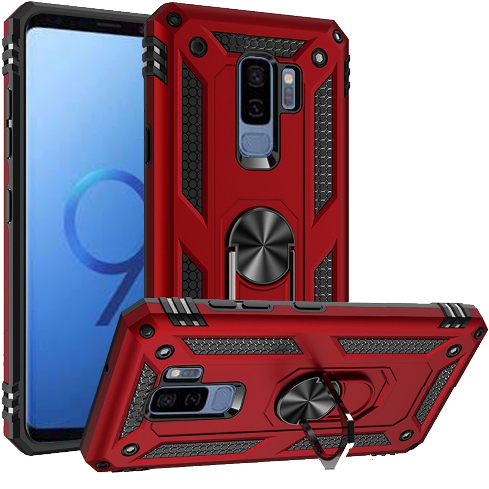 Funda híbrida con anillo magnético para Samsung Galaxy S9 Plus - - Imagen 8 de 9