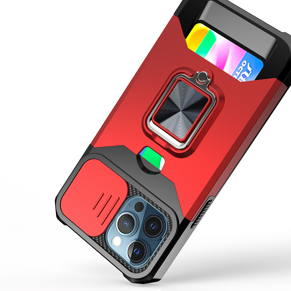 Funda con soporte de anillo magnético multifuncional para iPhone 14 PLUS - Imagen 9 de 10