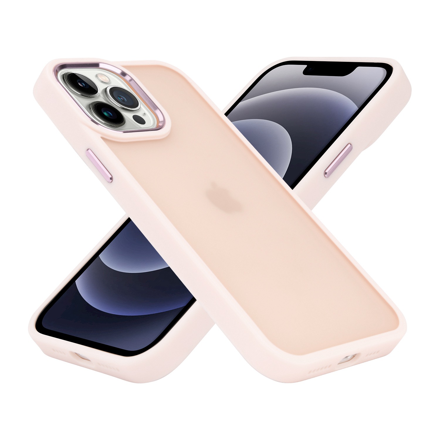 For iPhone 12 & iPhone 12 Pro Polished Oil Thick Acrylic Metal