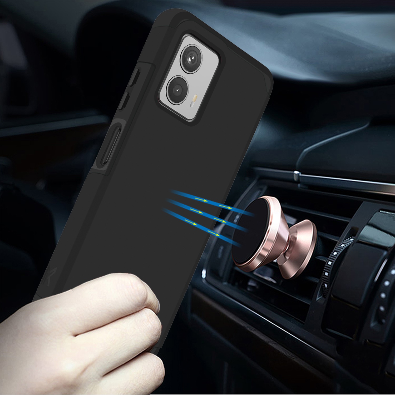 For Motorola Moto G 5G (2023) Tough Strong MetKase Hybrid Case Cover - Picture 28 of 37