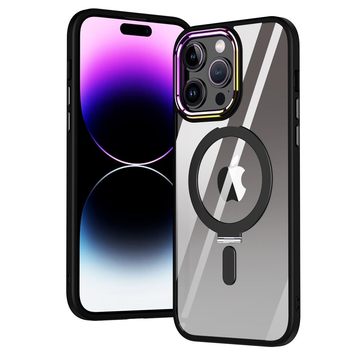 For Apple iPhone 14 PRO MAX Dazzle Magnetic Stand Alloy