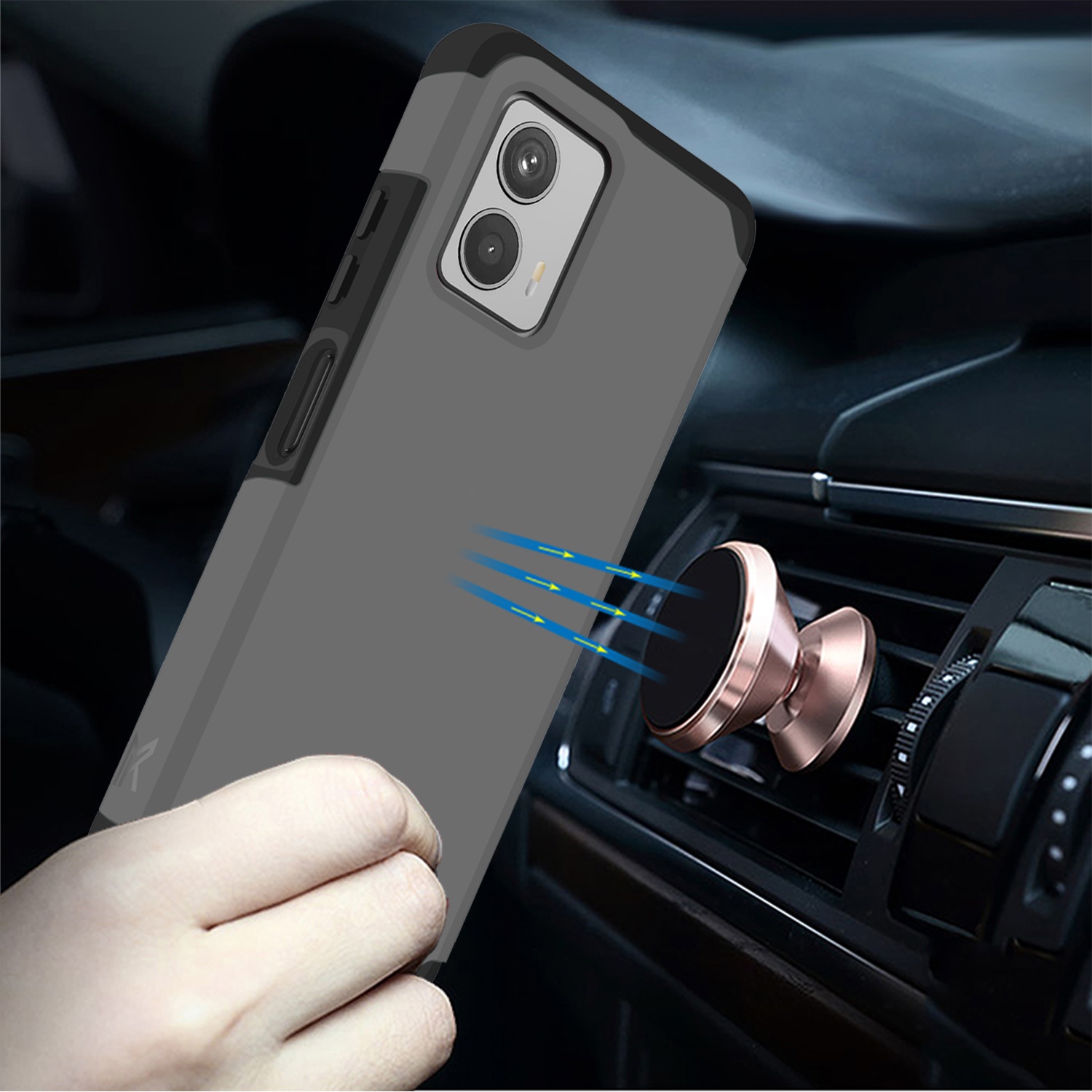 For Motorola Moto G 5G (2023) Tough Strong MetKase Hybrid Case Cover - Picture 21 of 37