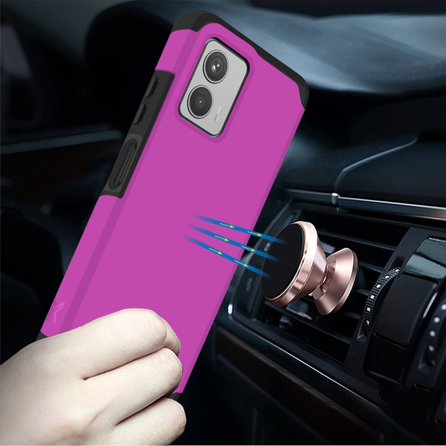 For Motorola Moto G 5G (2023) Tough Strong MetKase Hybrid Case Cover - Picture 30 of 37
