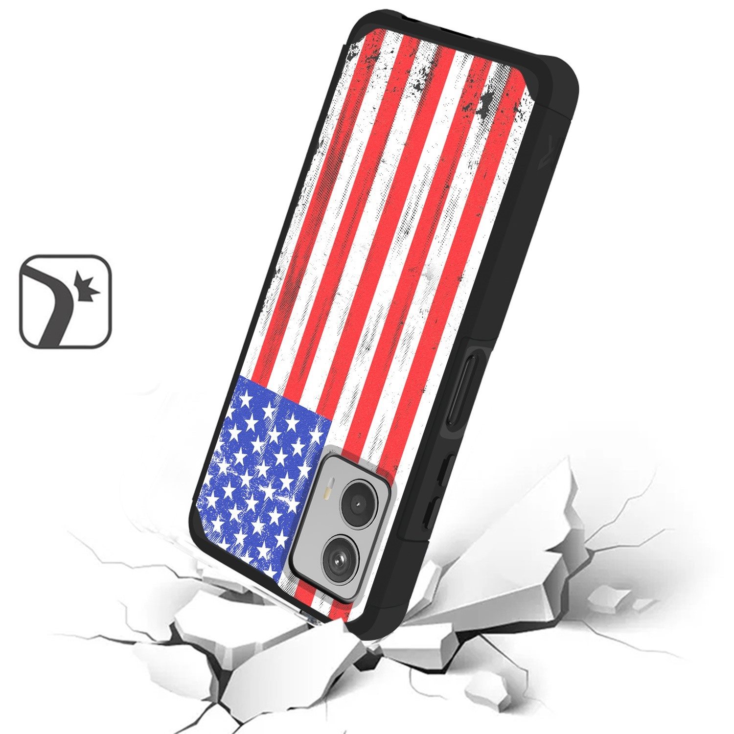 For Motorola Moto G 5G (2023) Tough Strong MetKase Hybrid Case Cover - Picture 34 of 37