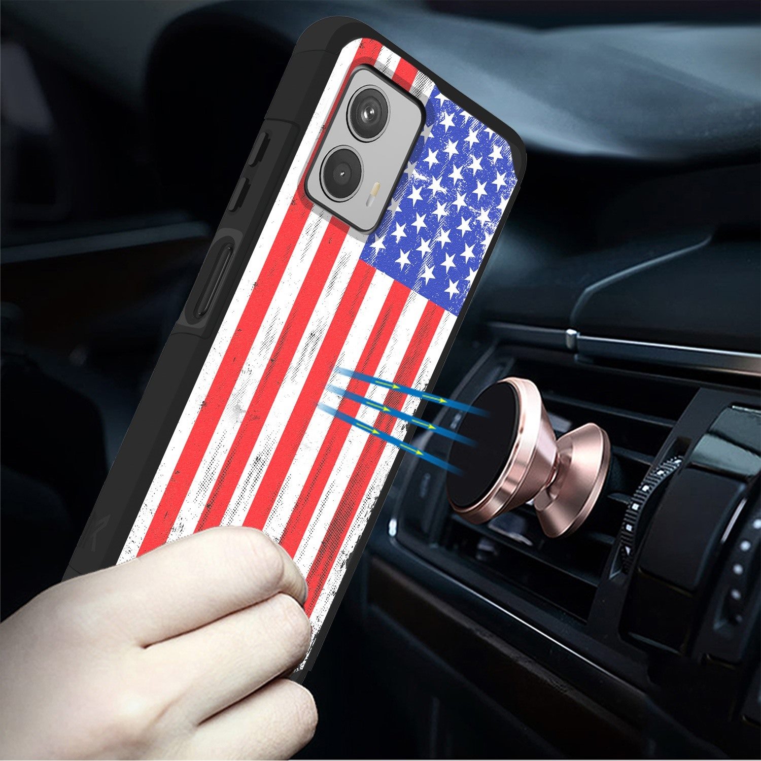 For Motorola Moto G 5G (2023) Tough Strong MetKase Hybrid Case Cover - Picture 36 of 37