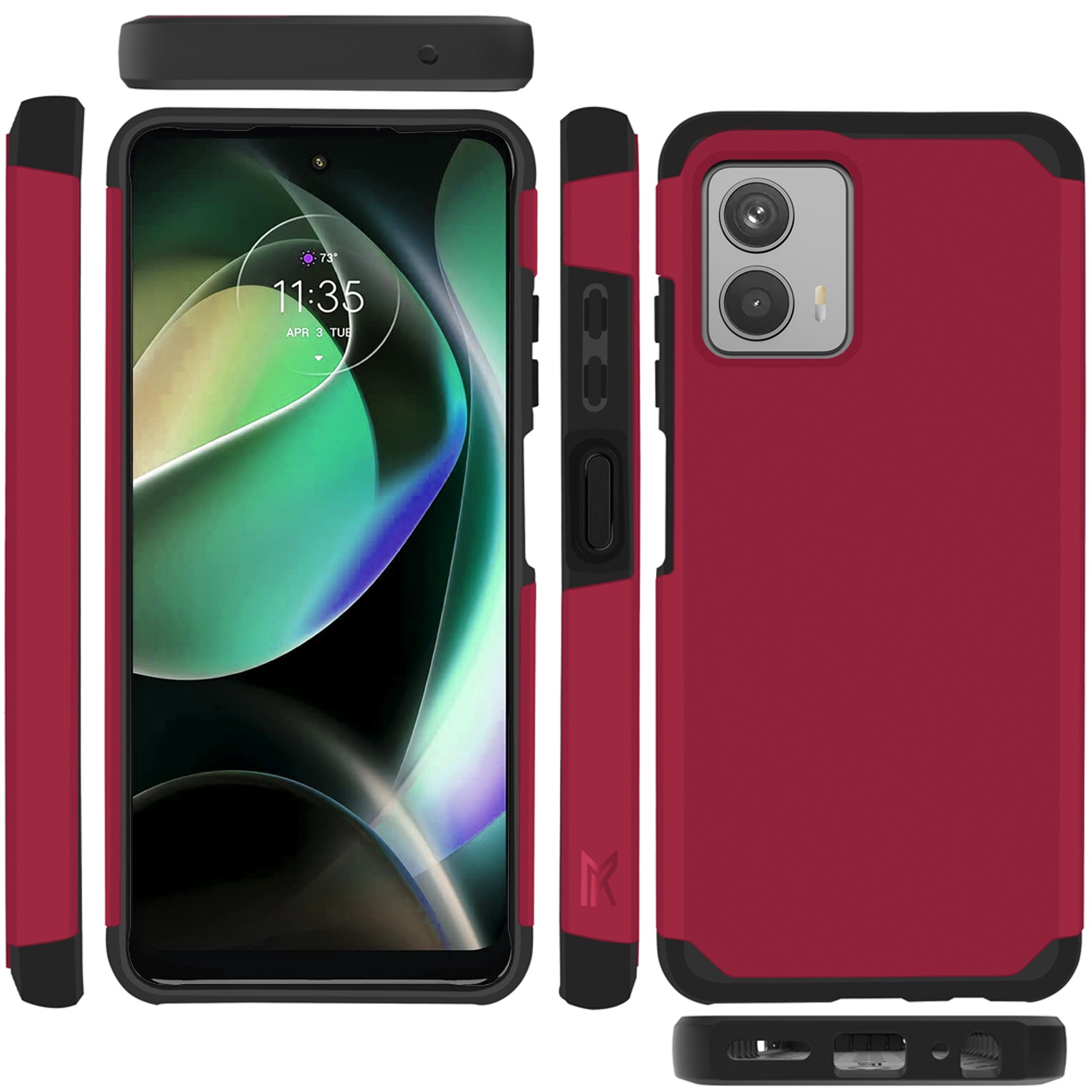 For Motorola Moto G 5G (2023) Tough Strong MetKase Hybrid Case Cover - Picture 7 of 37