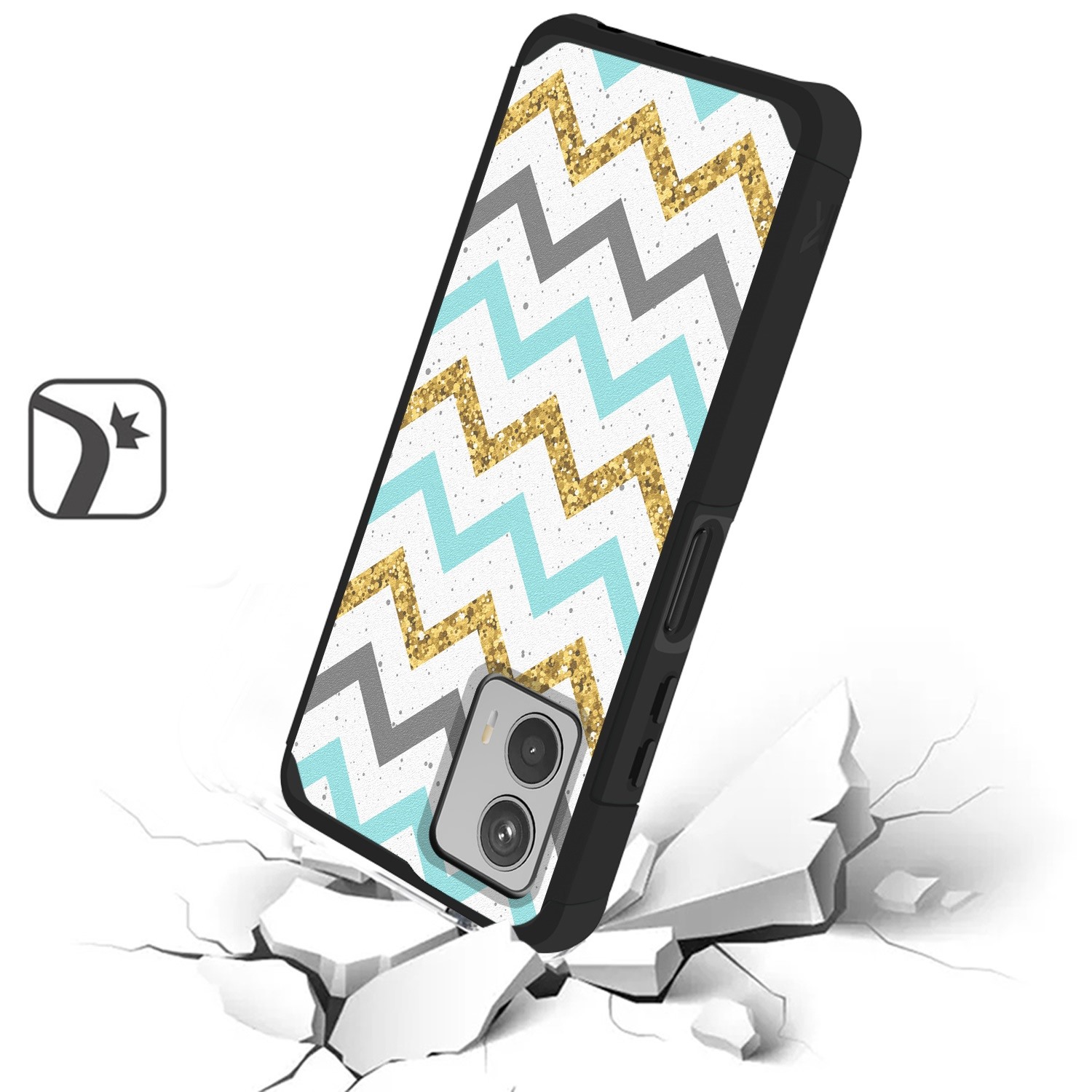 For Motorola Moto G 5G (2023) Tough Strong MetKase Hybrid Case Cover - Picture 14 of 37