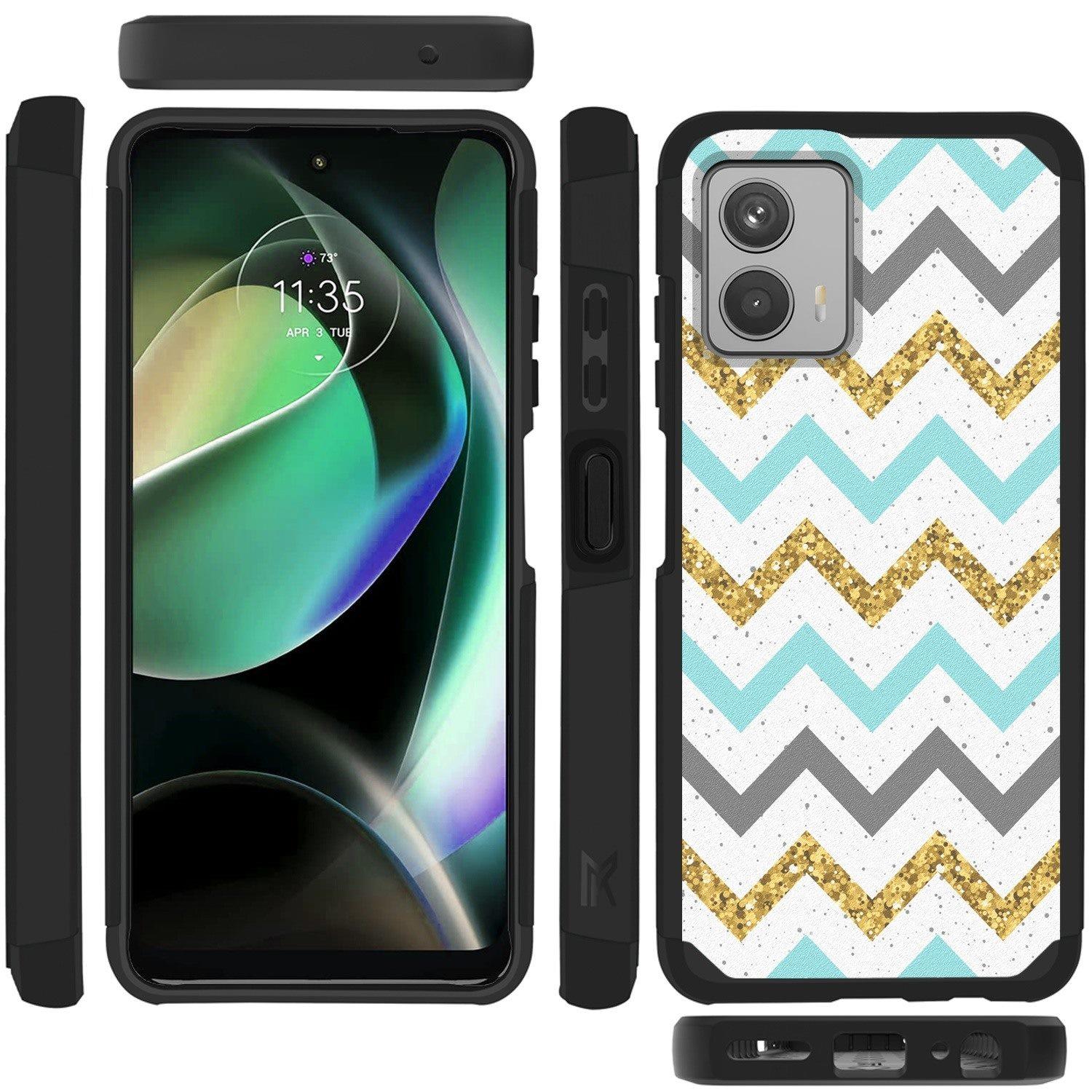 For Motorola Moto G 5G (2023) Tough Strong MetKase Hybrid Case Cover - Picture 17 of 37