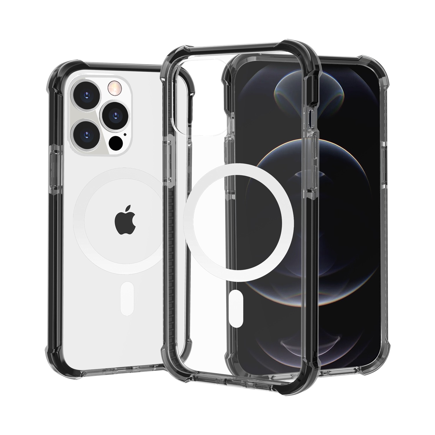 For iPhone SE 3 2022 SE/8/7 MegSafe Acrylic Tough Transparent ShockProof Hybrid - Picture 3 of 10