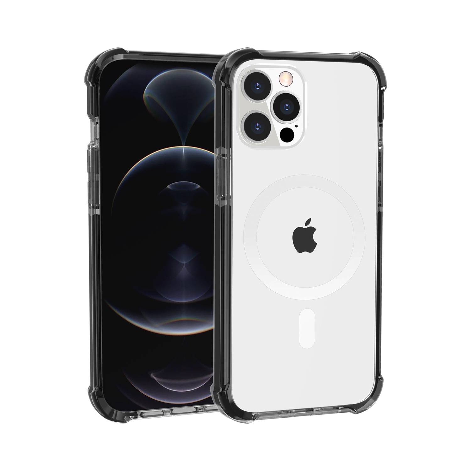 For iPhone SE 3 2022 SE/8/7 MegSafe Acrylic Tough Transparent ShockProof Hybrid - Picture 4 of 10