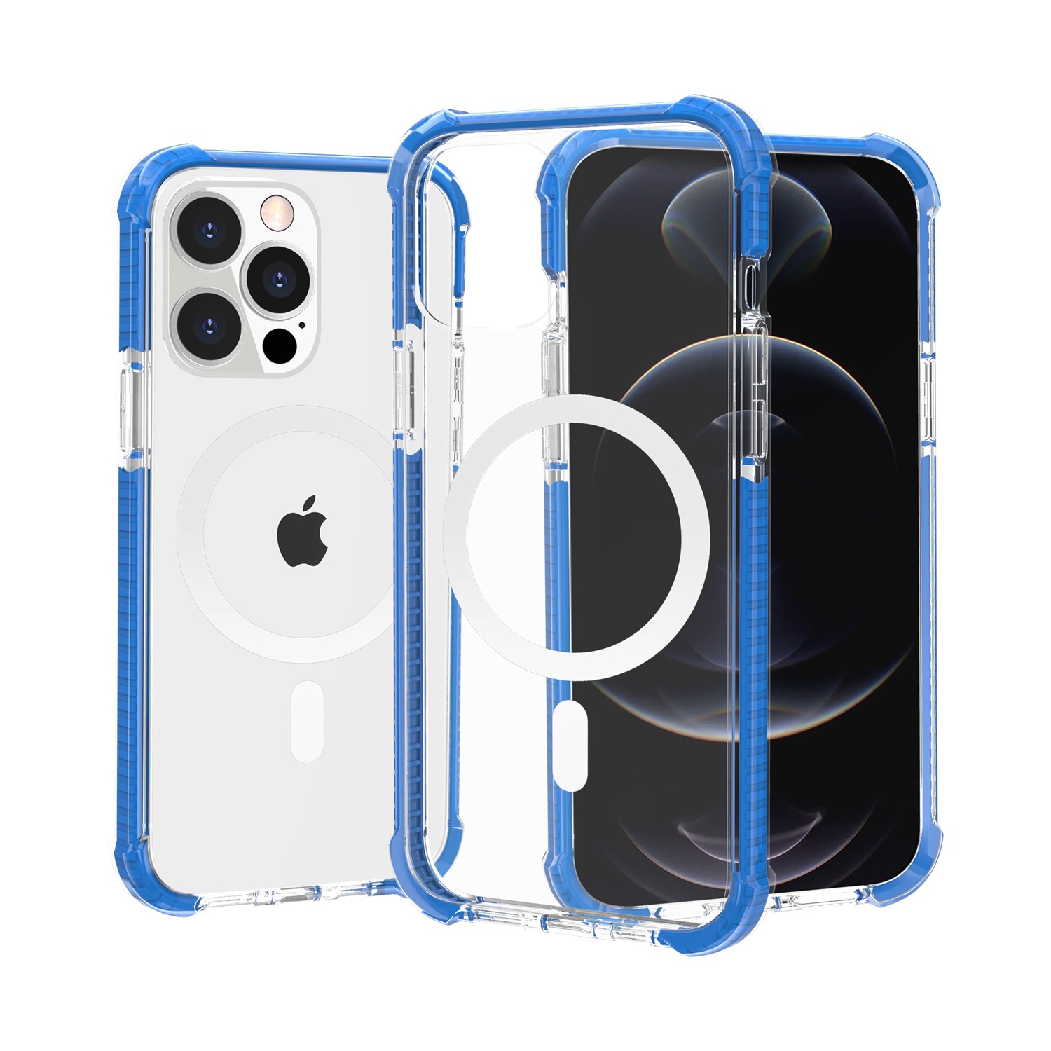 For iPhone SE 3 2022 SE/8/7 MegSafe Acrylic Tough Transparent ShockProof Hybrid - Picture 9 of 10