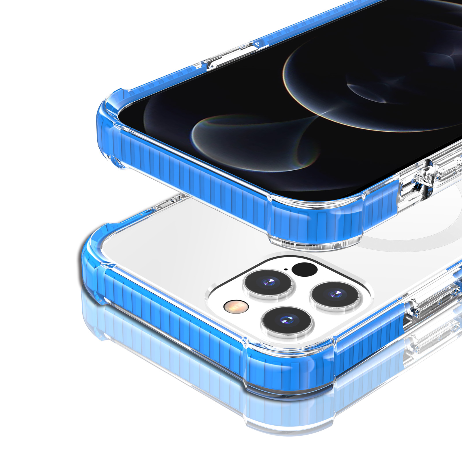 For iPhone SE 3 2022 SE/8/7 MegSafe Acrylic Tough Transparent ShockProof Hybrid - Picture 10 of 10