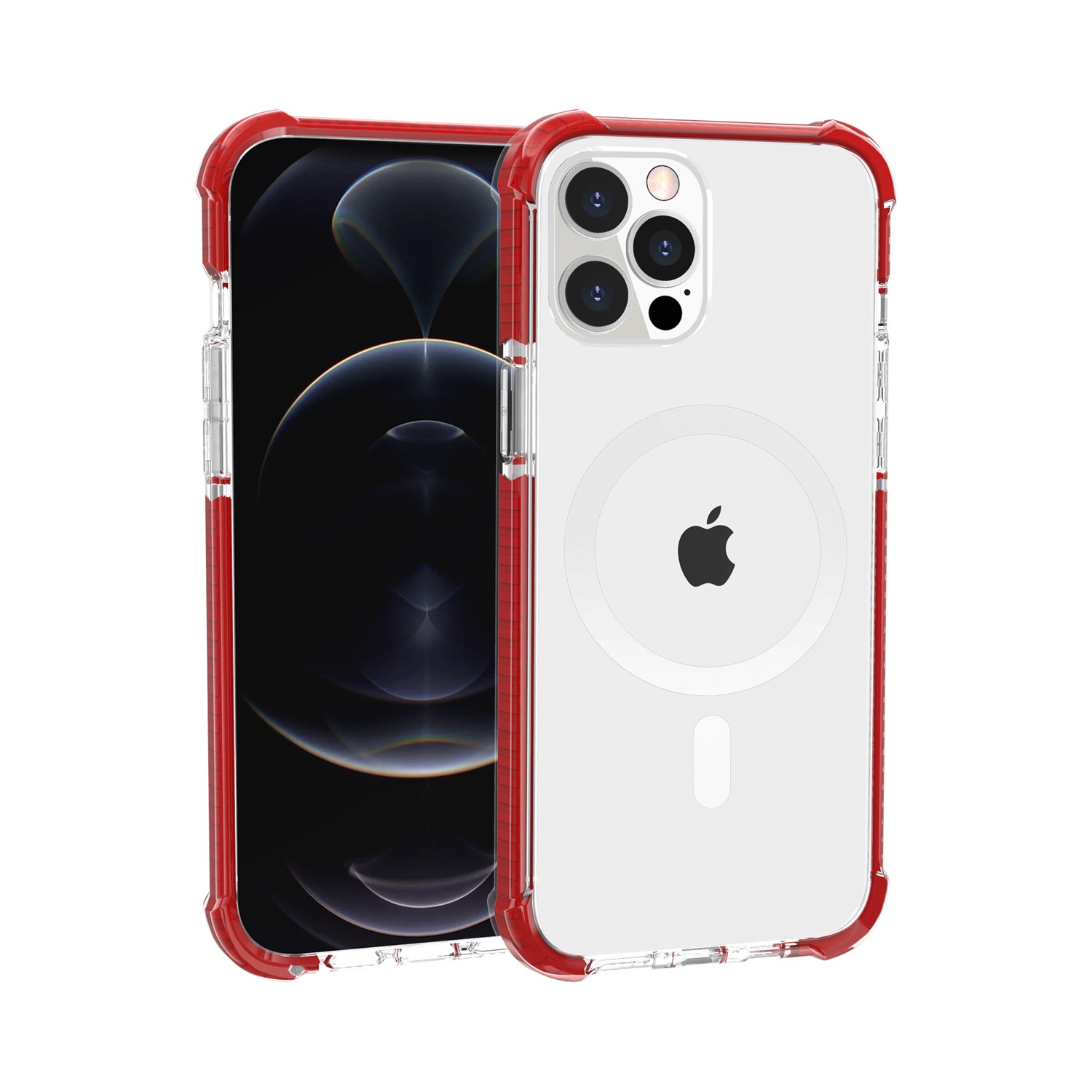 For iPhone SE 3 2022 SE/8/7 MegSafe Acrylic Tough Transparent ShockProof Hybrid - Picture 6 of 10
