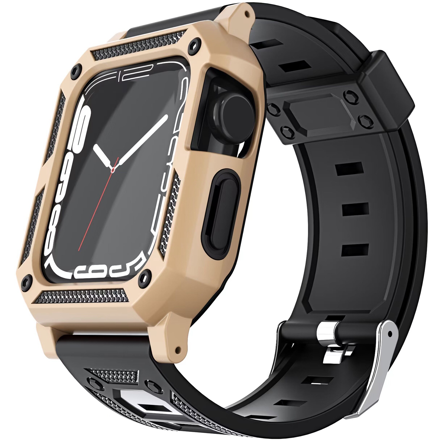 For Apple Watch Size 42/44/45mm Ultra 49mm Protection Tough Hybrid Watch Case - Picture 4 of 9