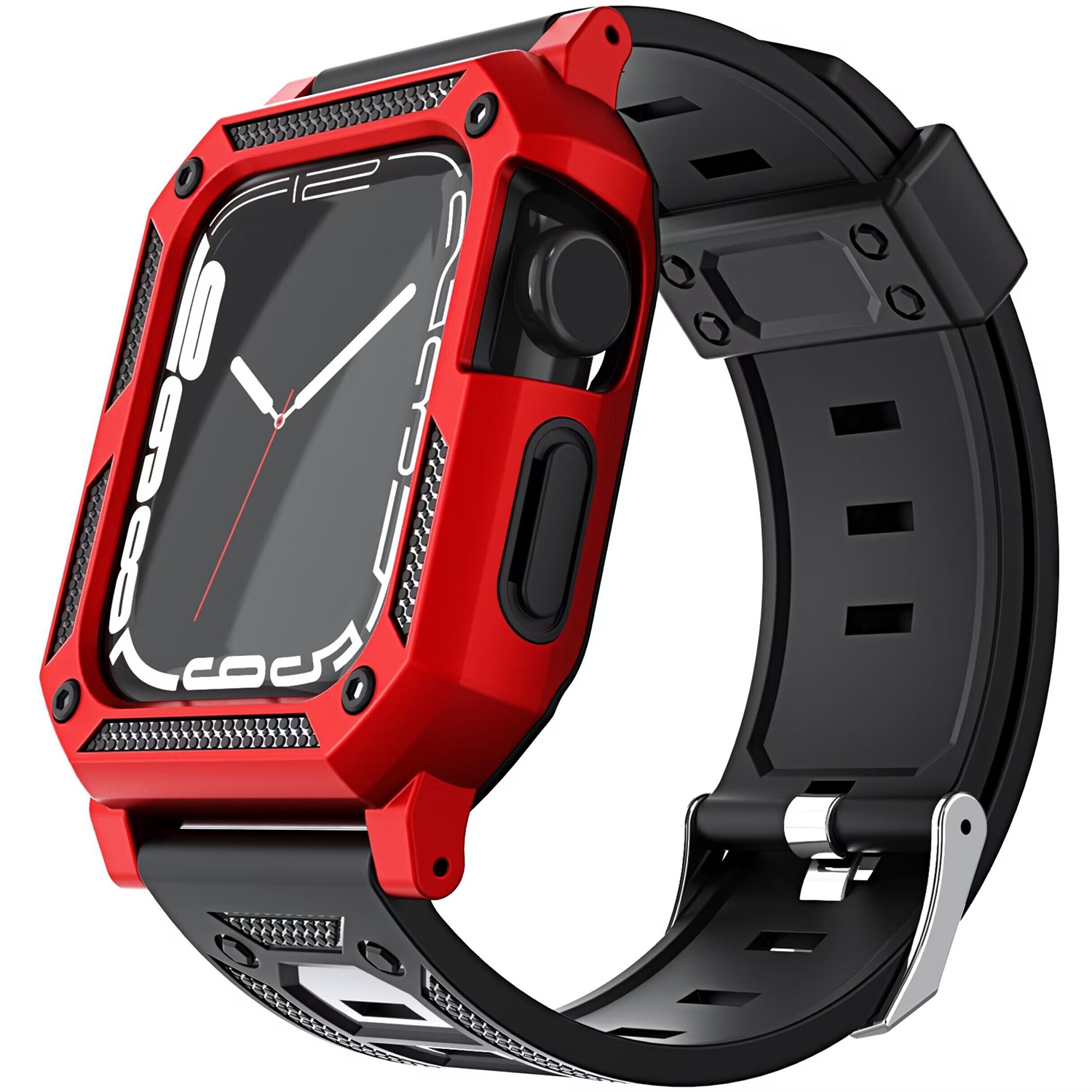 For Apple Watch Size 42/44/45mm Ultra 49mm Protection Tough Hybrid Watch Case - Picture 2 of 9