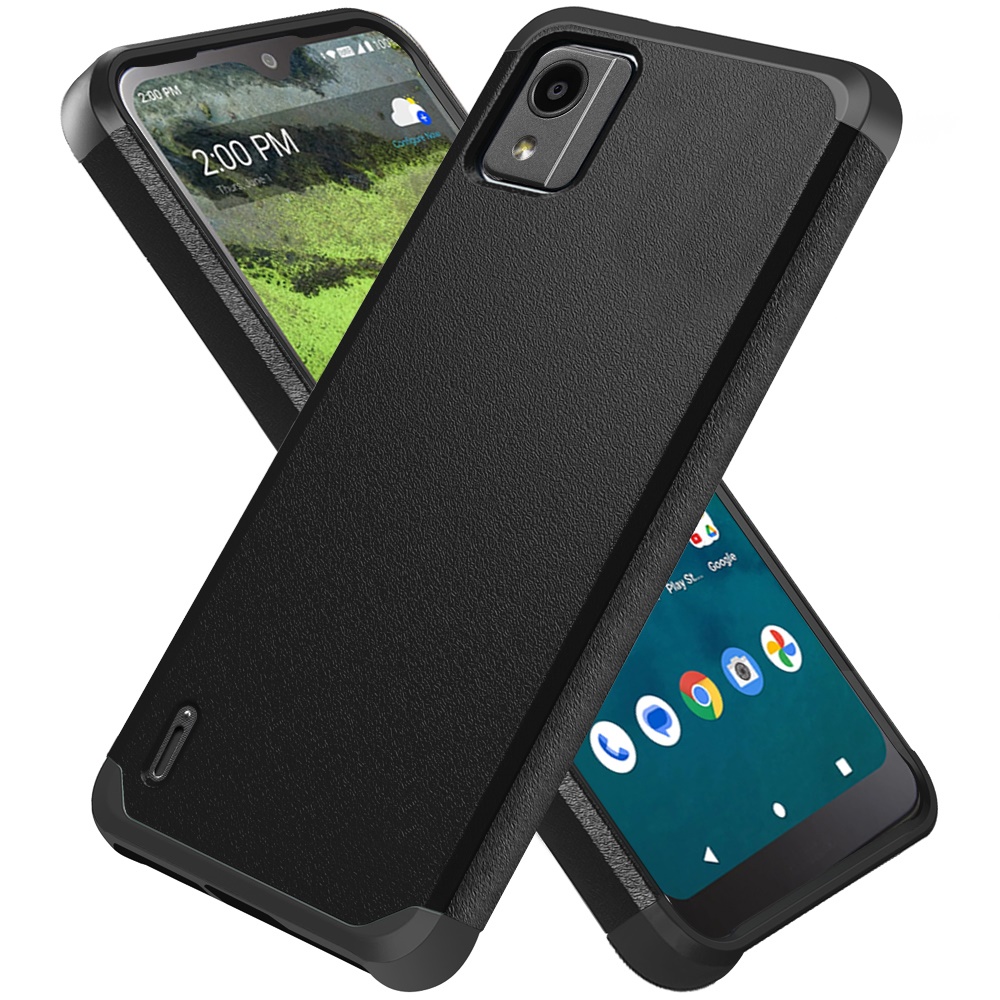 For Nokia C110 Tough Strong Hybrid Case - Picture 10 of 54