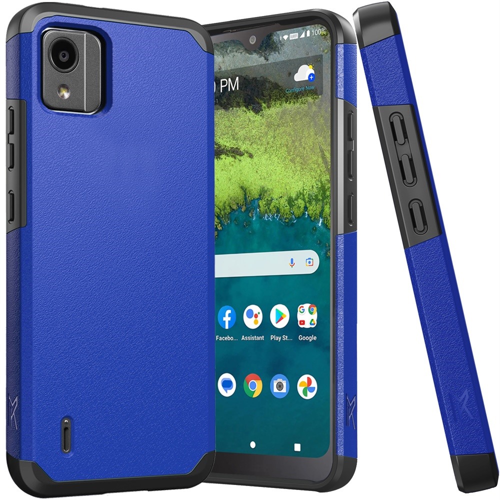 For Nokia C110 Tough Strong Hybrid Case - Picture 25 of 54