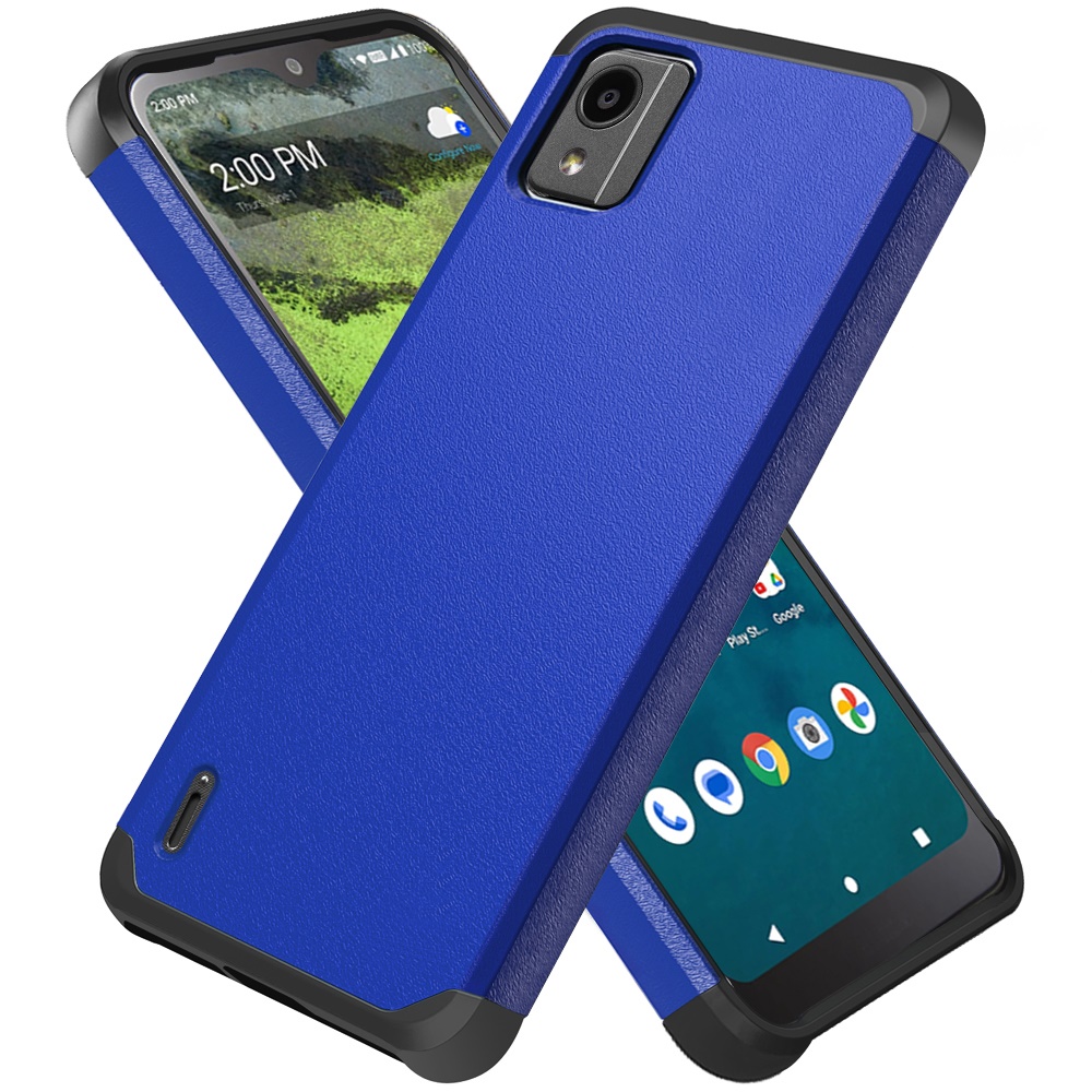 For Nokia C110 Tough Strong Hybrid Case - Picture 27 of 54