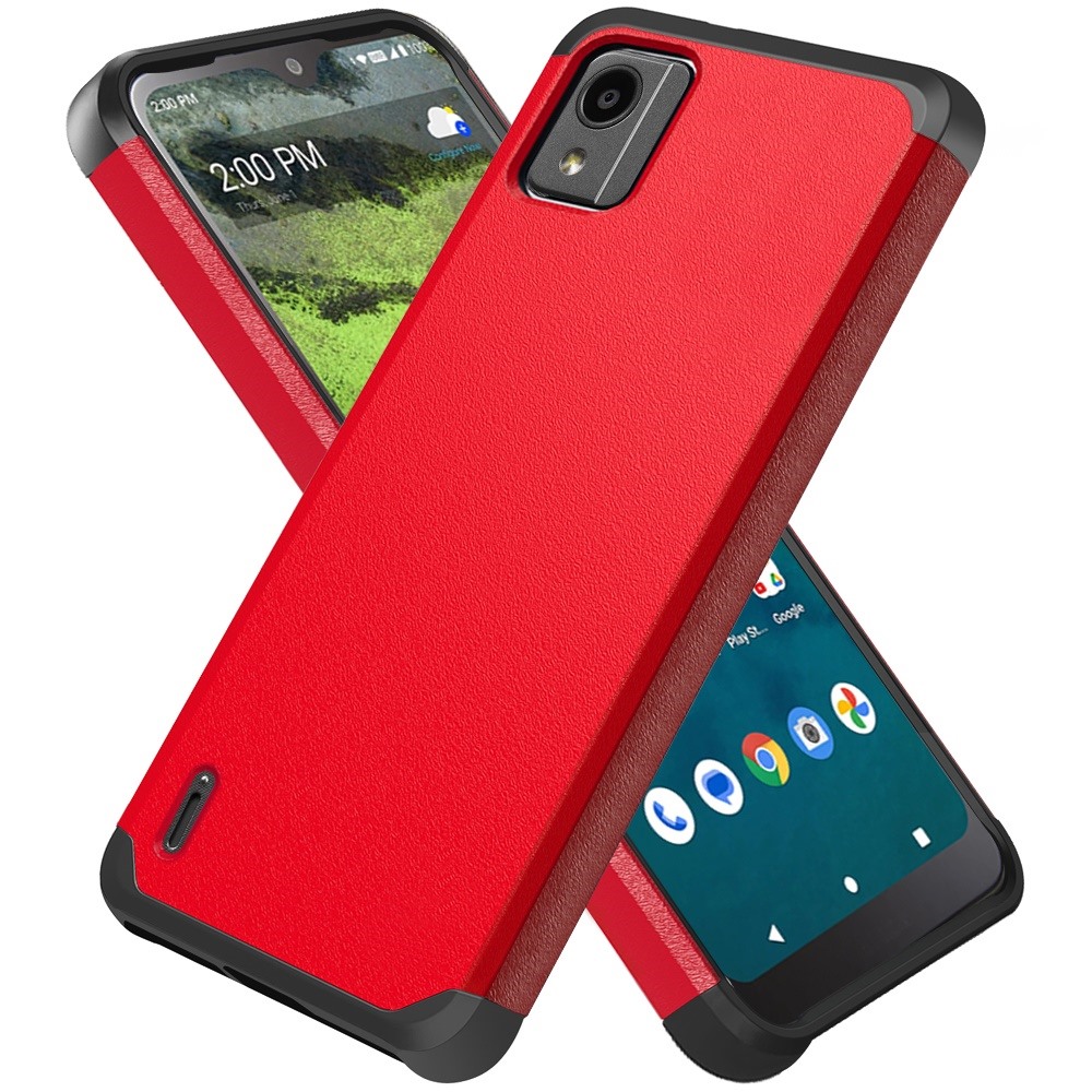 For Nokia C110 Tough Strong Hybrid Case - Picture 18 of 54