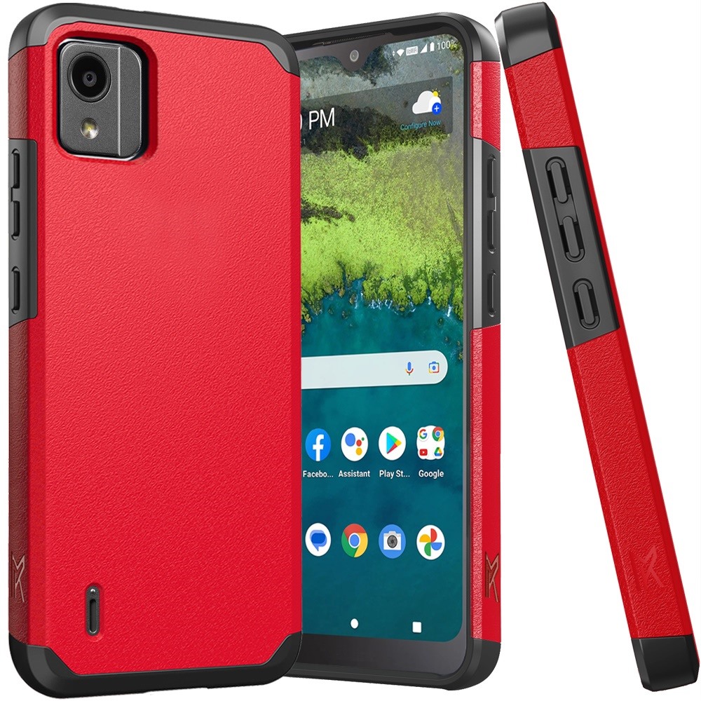 For Nokia C110 Tough Strong Hybrid Case - Picture 19 of 54