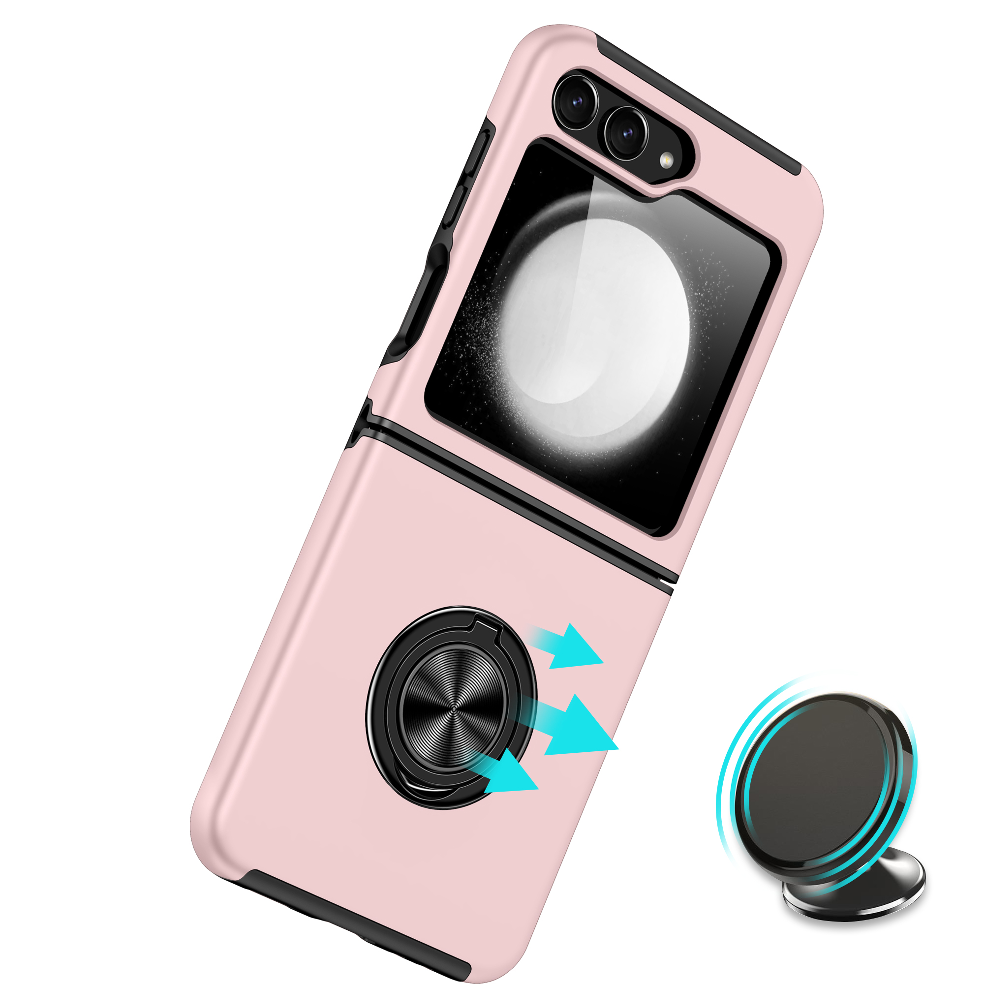For Moto Flip 5 CHIEF Ring Stand Hybrid Case - Picture 6 of 11