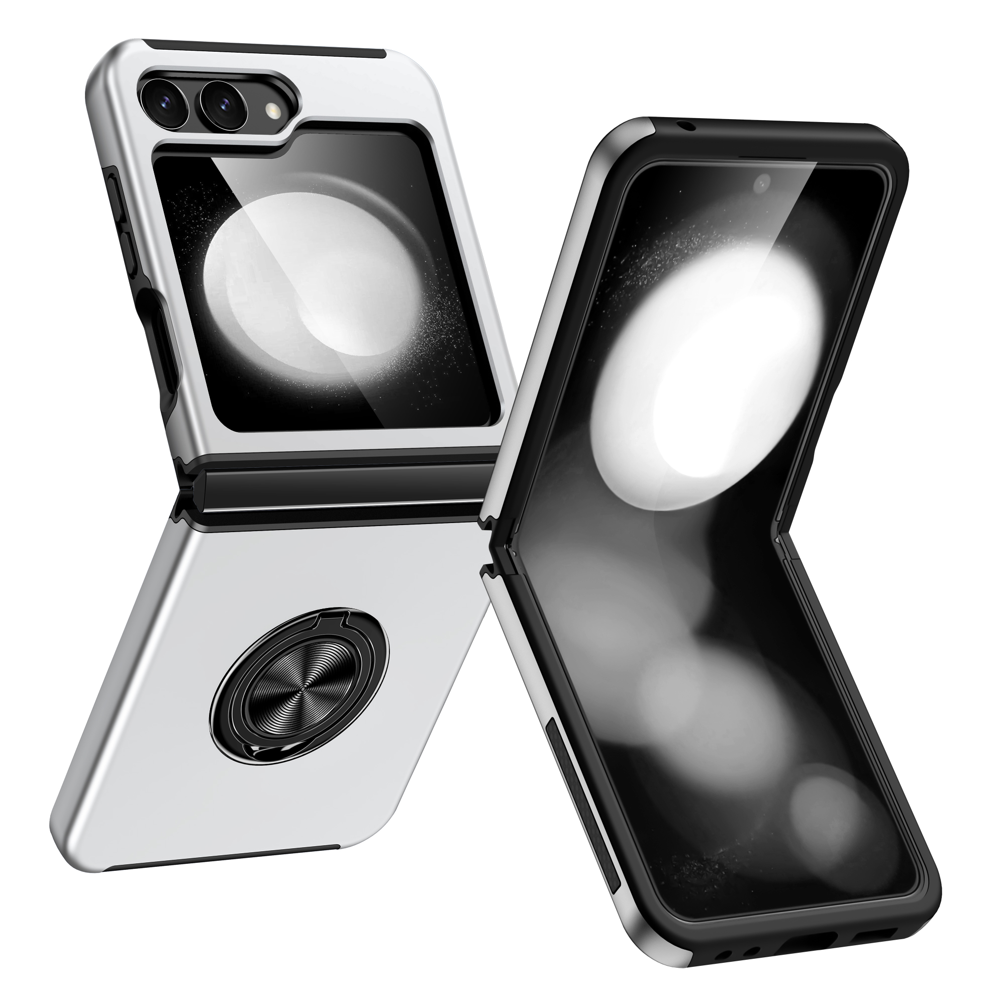 For Moto Flip 5 CHIEF Ring Stand Hybrid Case - Picture 7 of 11