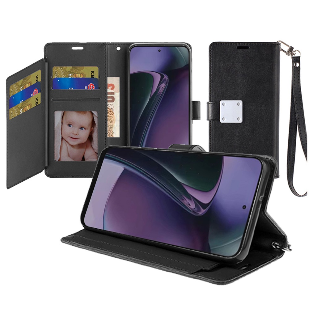 For Motorola Moto G Stylus 5G 2024 Wallet Card Case - Zdjęcie 9 z 21