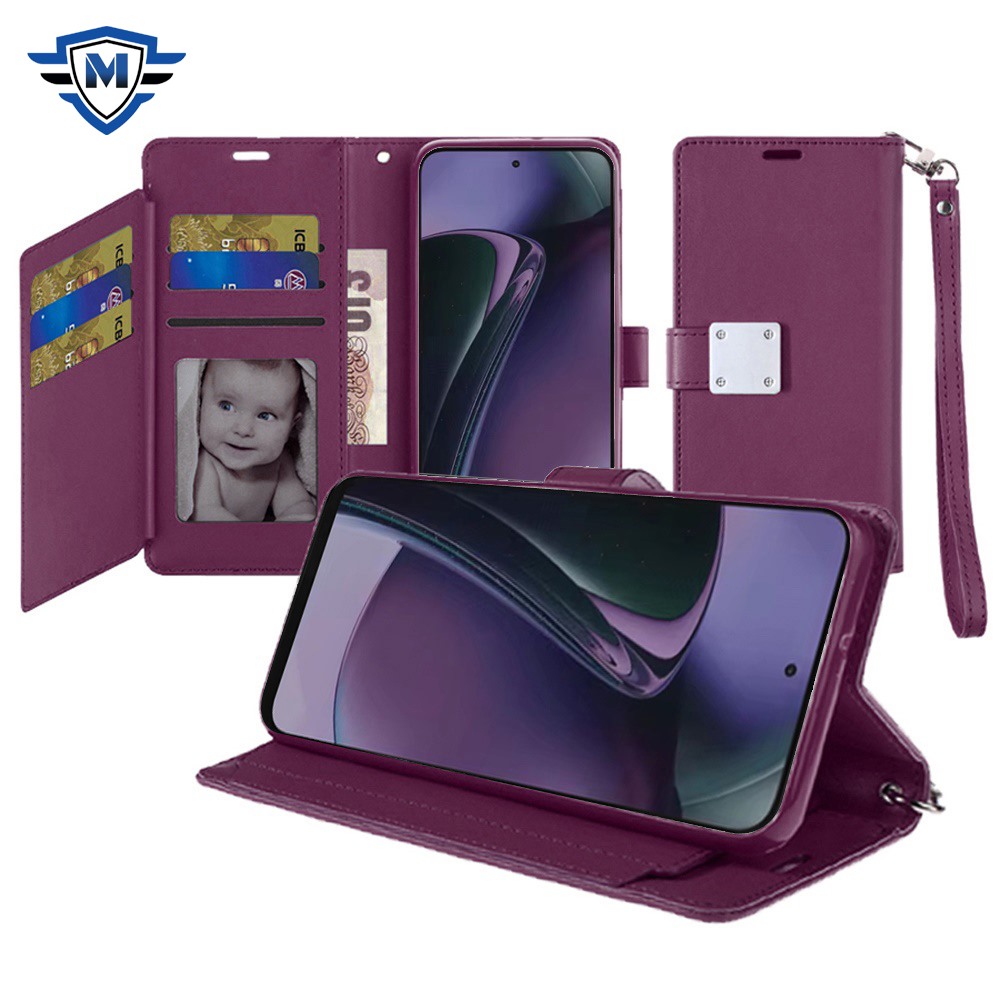 For Motorola Moto G Stylus 5G 2024 Wallet Card Case - Zdjęcie 8 z 21