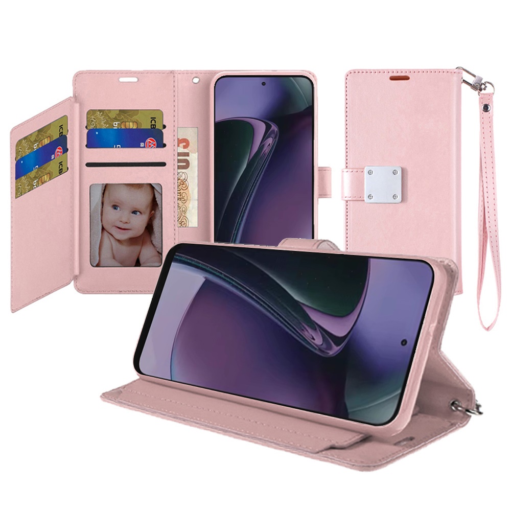 For Motorola Moto G Stylus 5G 2024 Wallet Card Case - Zdjęcie 17 z 21