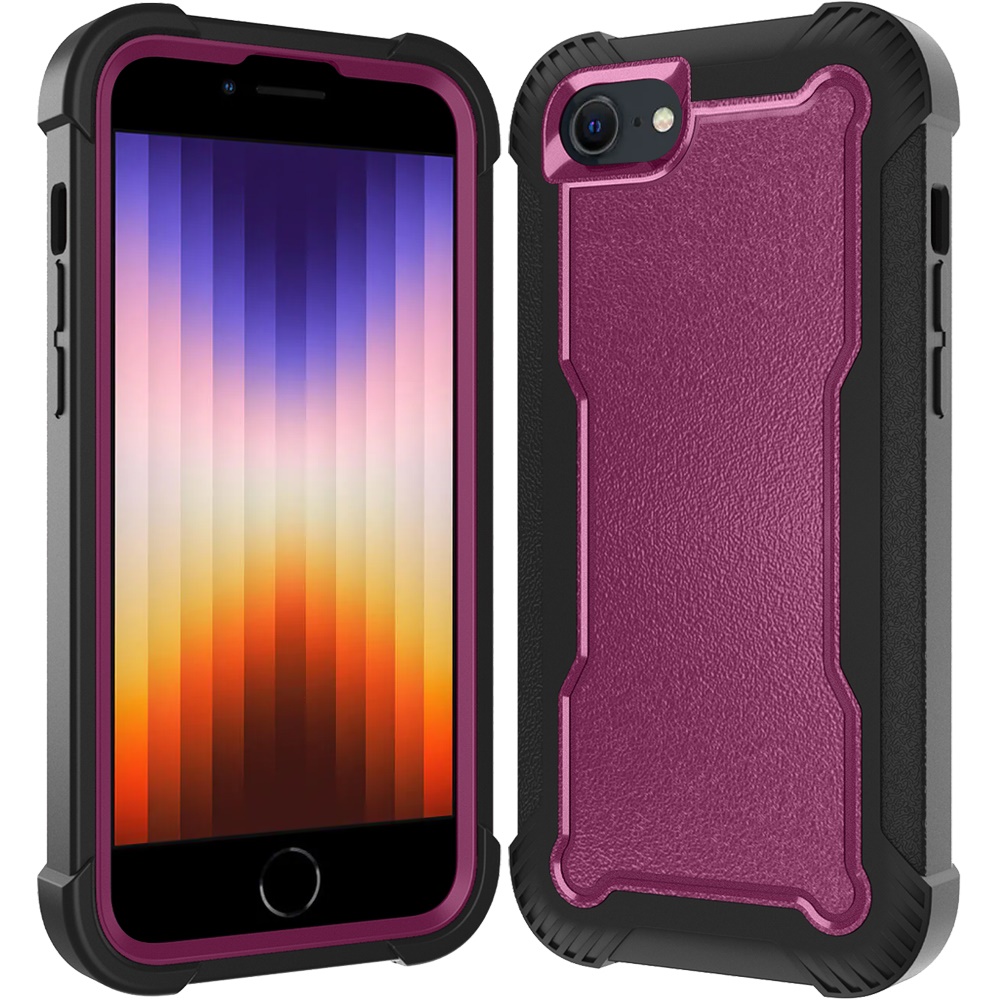 For iPhone SE 3 (2022) SE/8/7 Sturdy Think 3in1 Tough Hybrid - - Picture 6 of 7