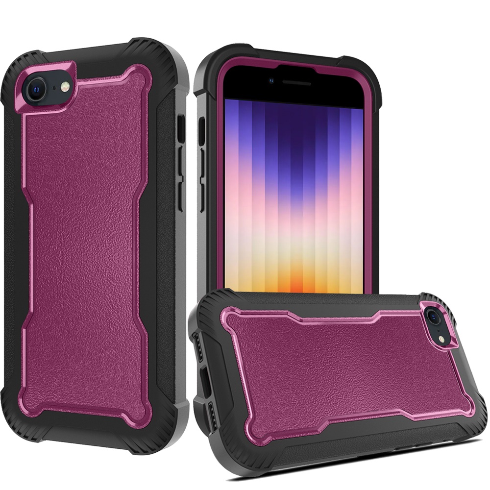 For iPhone SE 3 (2022) SE/8/7 Sturdy Think 3in1 Tough Hybrid - - Picture 7 of 7