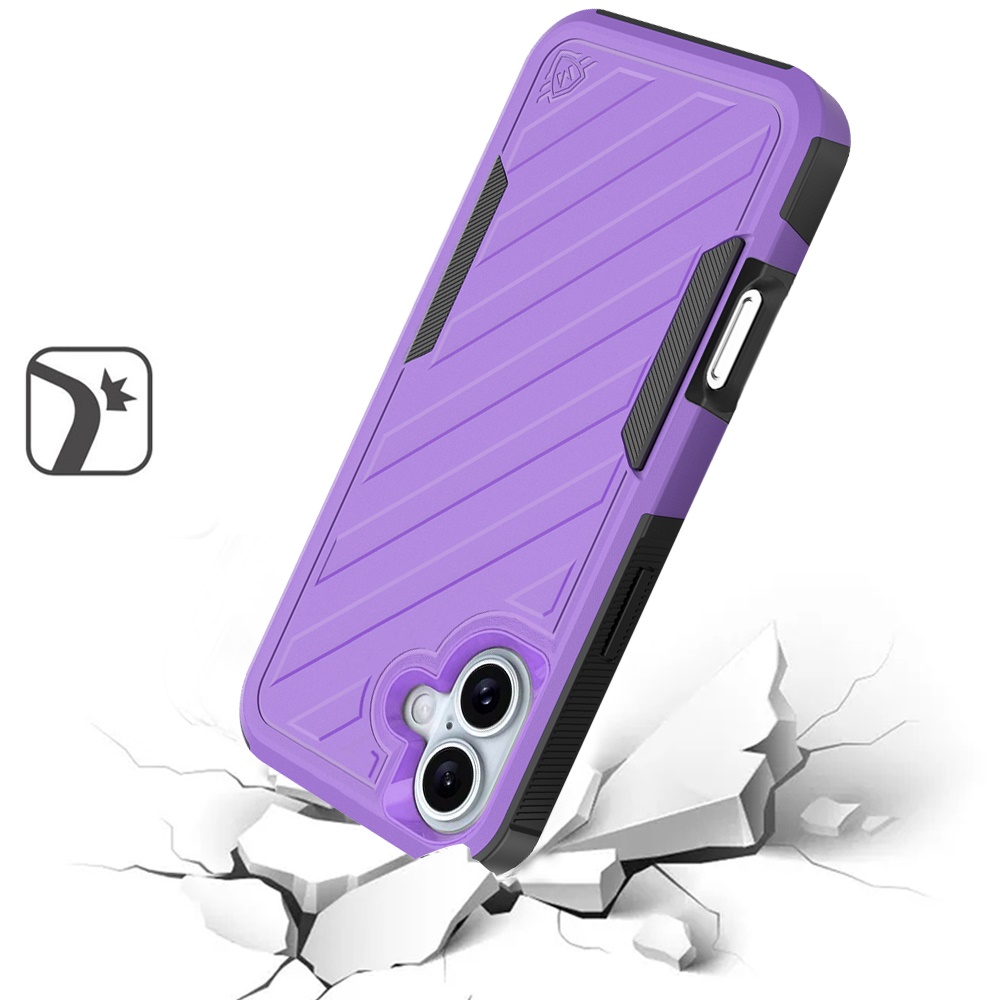 Für iPhone 16 6,1" Dual Layer Stoßfeste Hülle, Slide-Out Paket - Schwarz/Grau - Bild 25 von 48