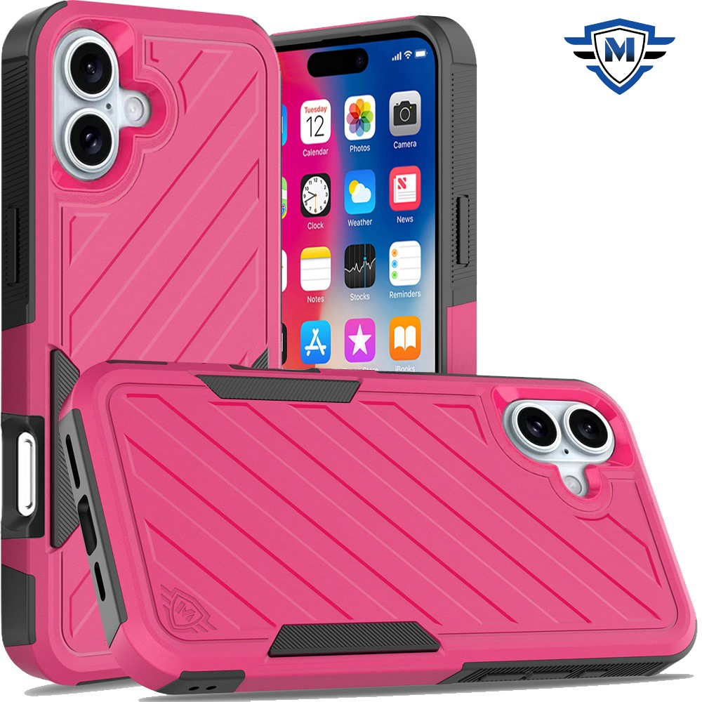 Für iPhone 16 6,1" Dual Layer Stoßfeste Hülle, Slide-Out Paket - Schwarz/Grau - Bild 43 von 48