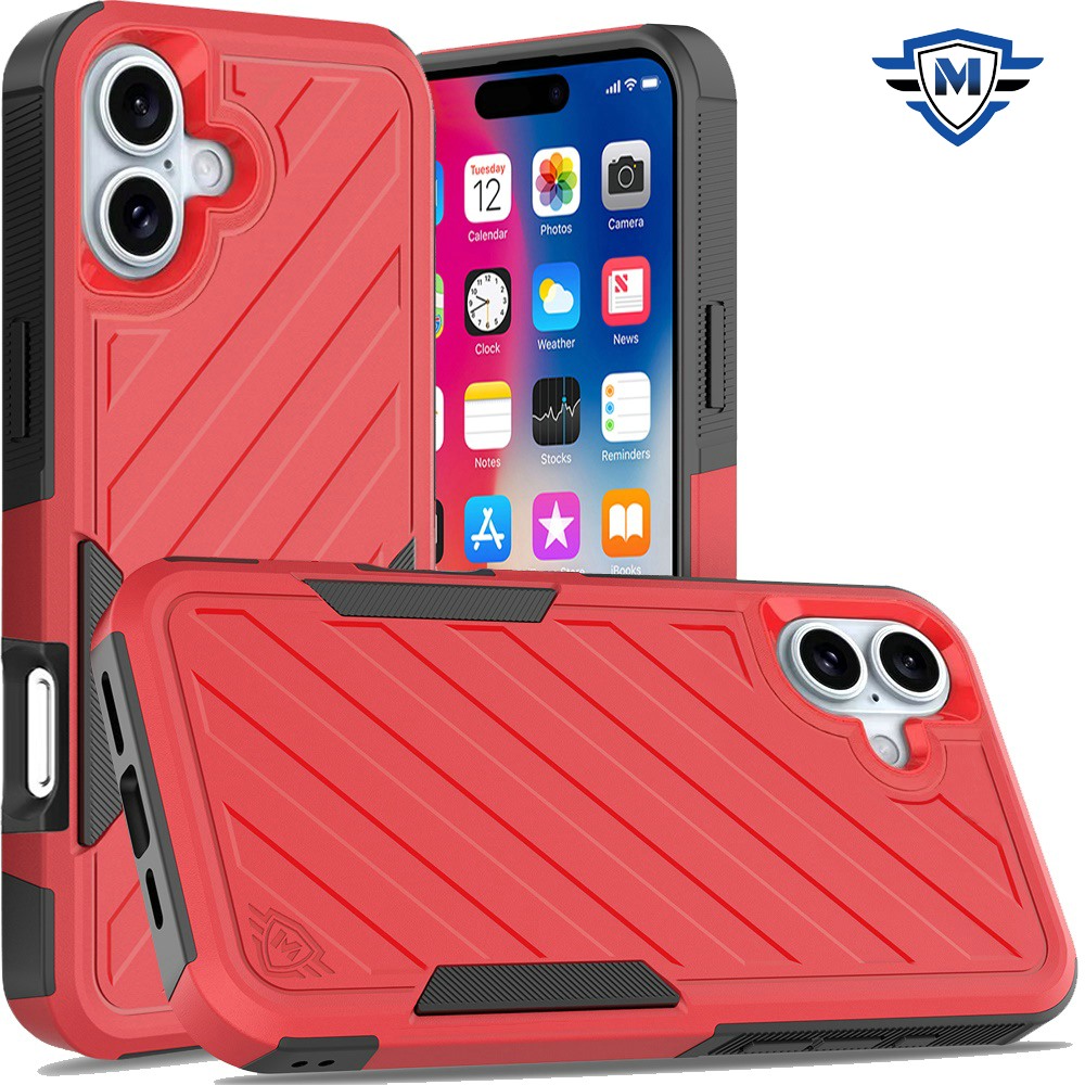 Für iPhone 16 6,1" Dual Layer Stoßfeste Hülle, Slide-Out Paket - Schwarz/Grau - Bild 8 von 48