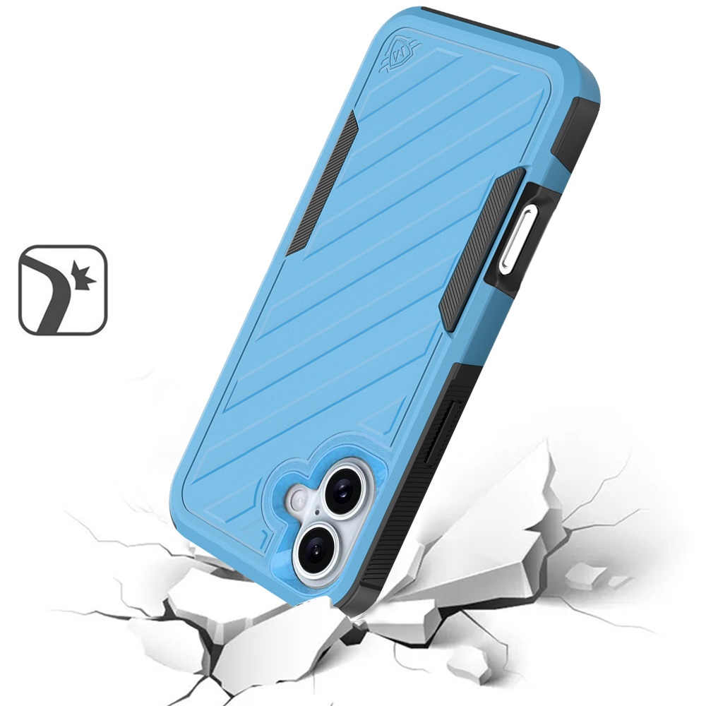 Für iPhone 16 6,1" Dual Layer Stoßfeste Hülle, Slide-Out Paket - Schwarz/Grau - Bild 39 von 48