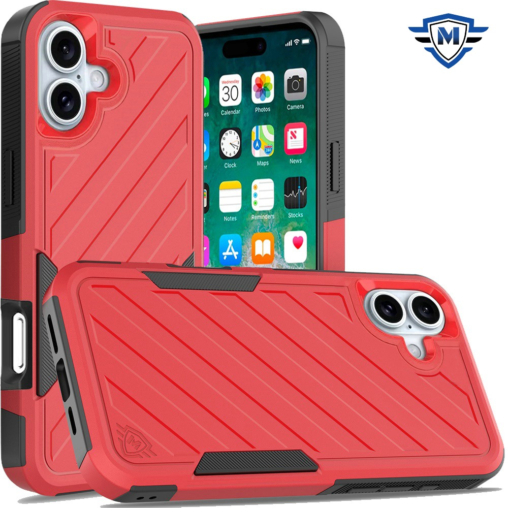 For iPhone 16 Plus 6.7 inch METKASE shockproof hybrid case, Hot