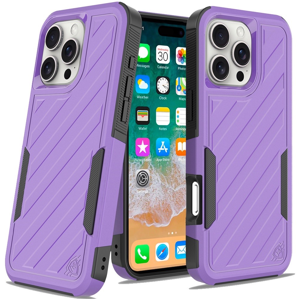 Für iPhone 16 Pro Max 6,9" Metkase Stoßfeste Dual Layer Hülle - Schwarz/Grau - Bild 17 von 36