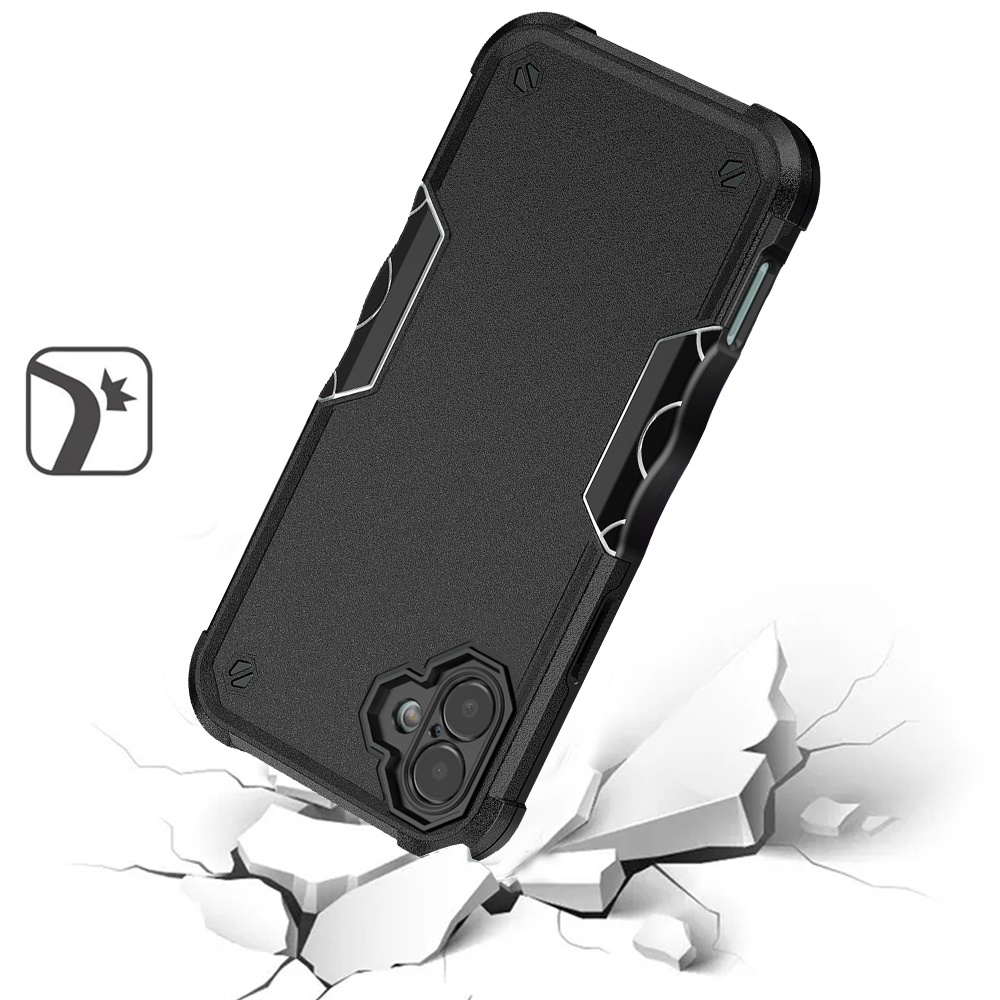 For iPhone 16 6.1 inch Exquisite Tough Shockproof Hybrid Case Cover - - Picture 11 of 12