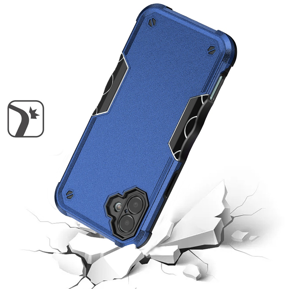 For iPhone 16 6.1 inch Exquisite Tough Shockproof Hybrid Case Cover - - Picture 9 of 12