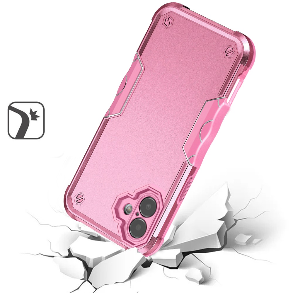 For iPhone 16 6.1 inch Exquisite Tough Shockproof Hybrid Case Cover - - Picture 6 of 12