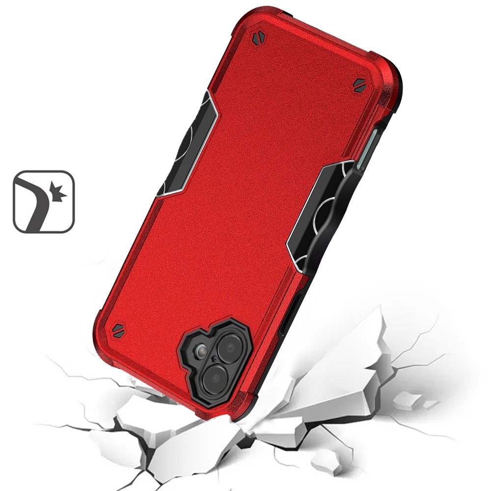 For iPhone 16 6.1 inch Exquisite Tough Shockproof Hybrid Case Cover - - Picture 2 of 12