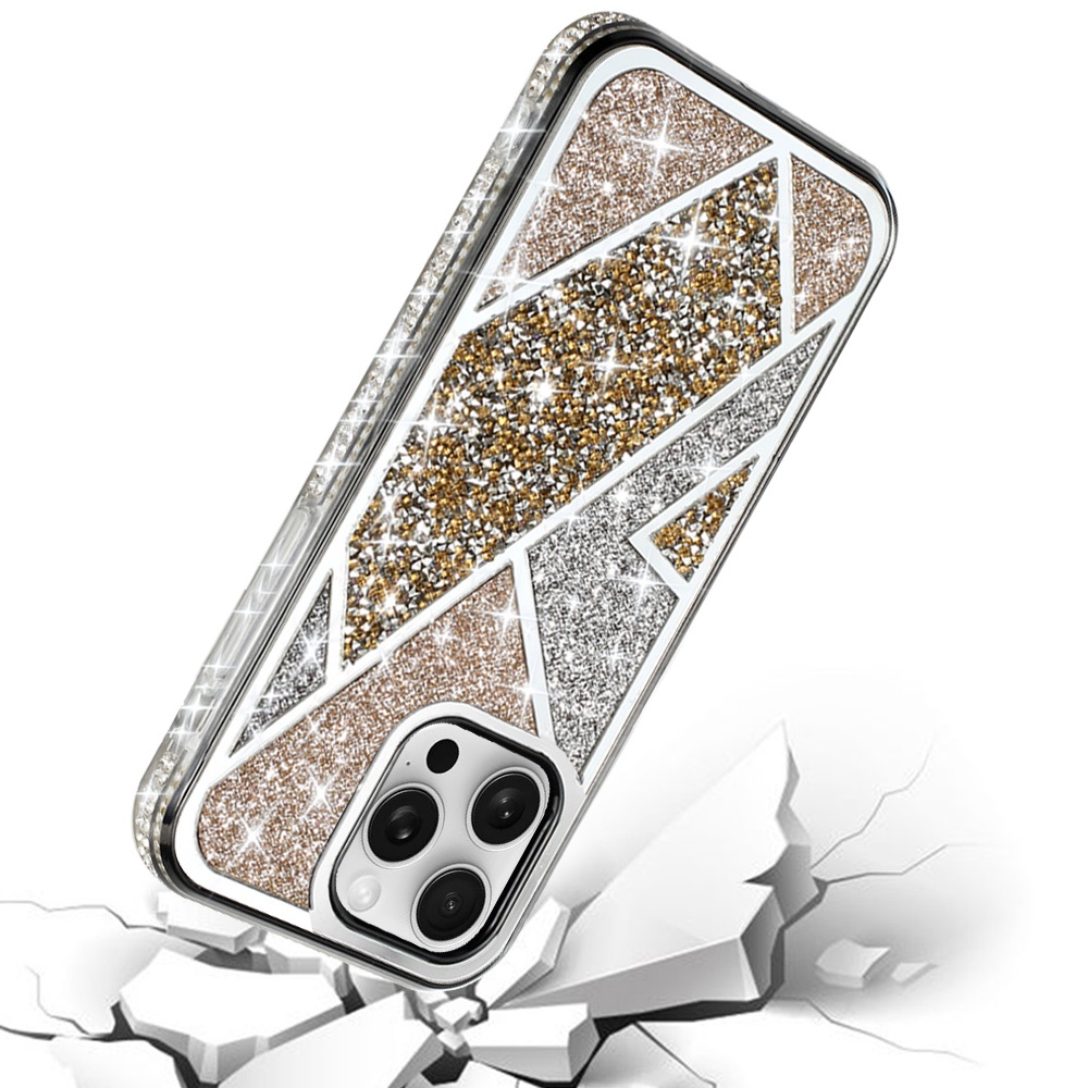 For iPhone 16 Pro Max 6.9" Rhombus Bling Glitter Diamond Case Cover - Picture 4 of 6