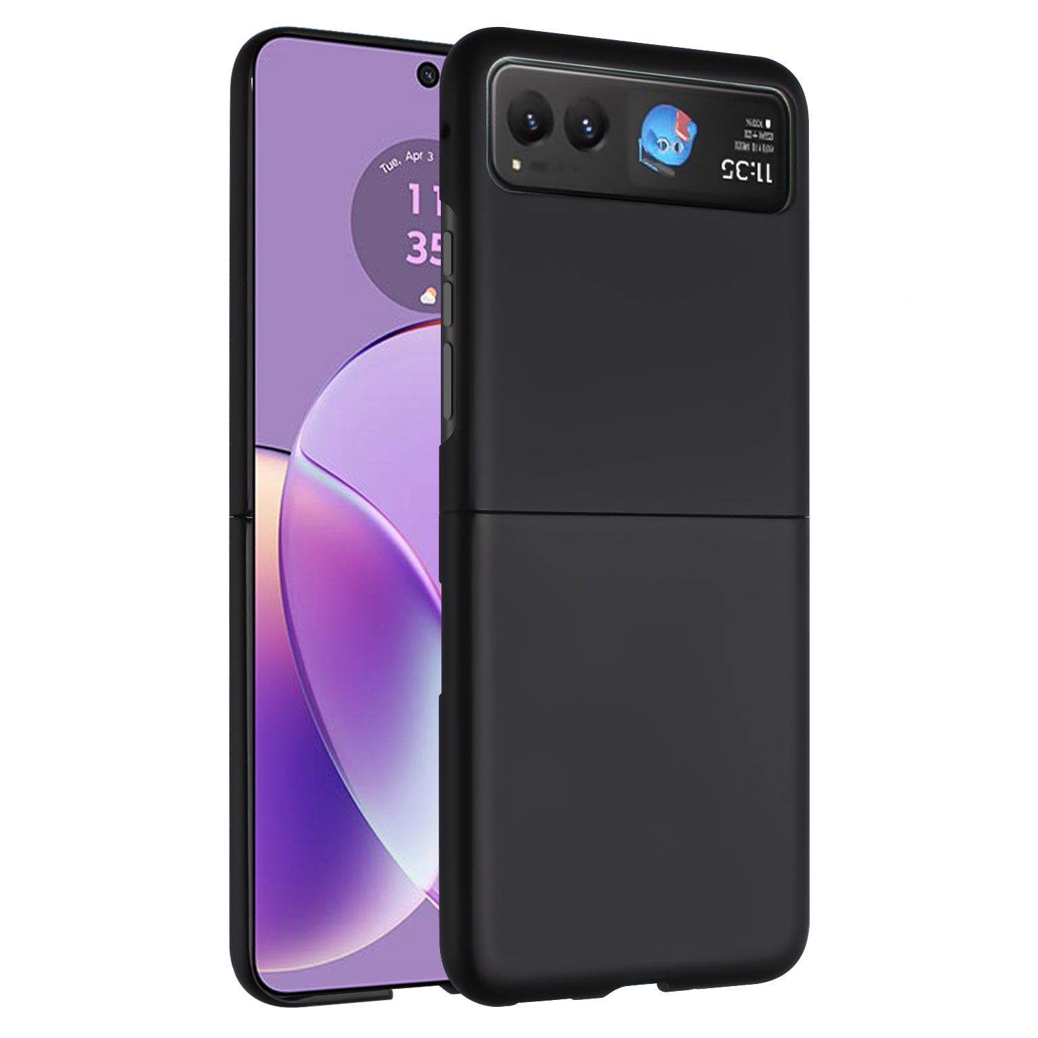 Funda protectora con acabado mate premium abatible a presión para Motorola Razr 2024 - - Imagen 15 de 15