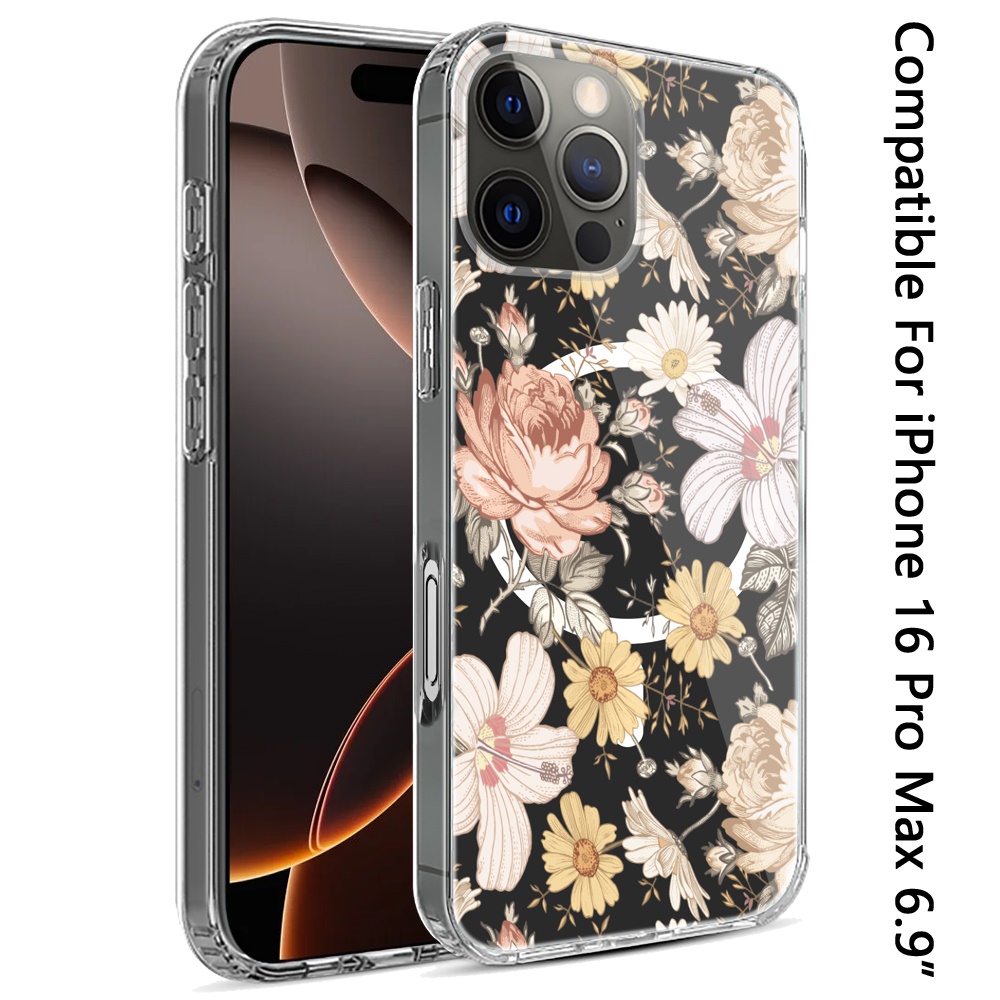 For iPhone 16 Pro Max 6.9 inch Thick Hybrid Design Cover Case - - Picture 20 of 30