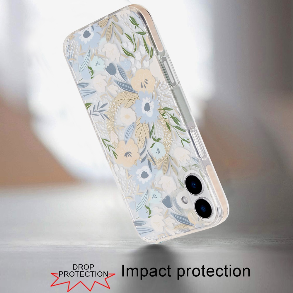 Für iPhone 16 Plus 6,7 Zoll Magnetische Doppellagige IMD Design Hülle - - Bild 20 von 36