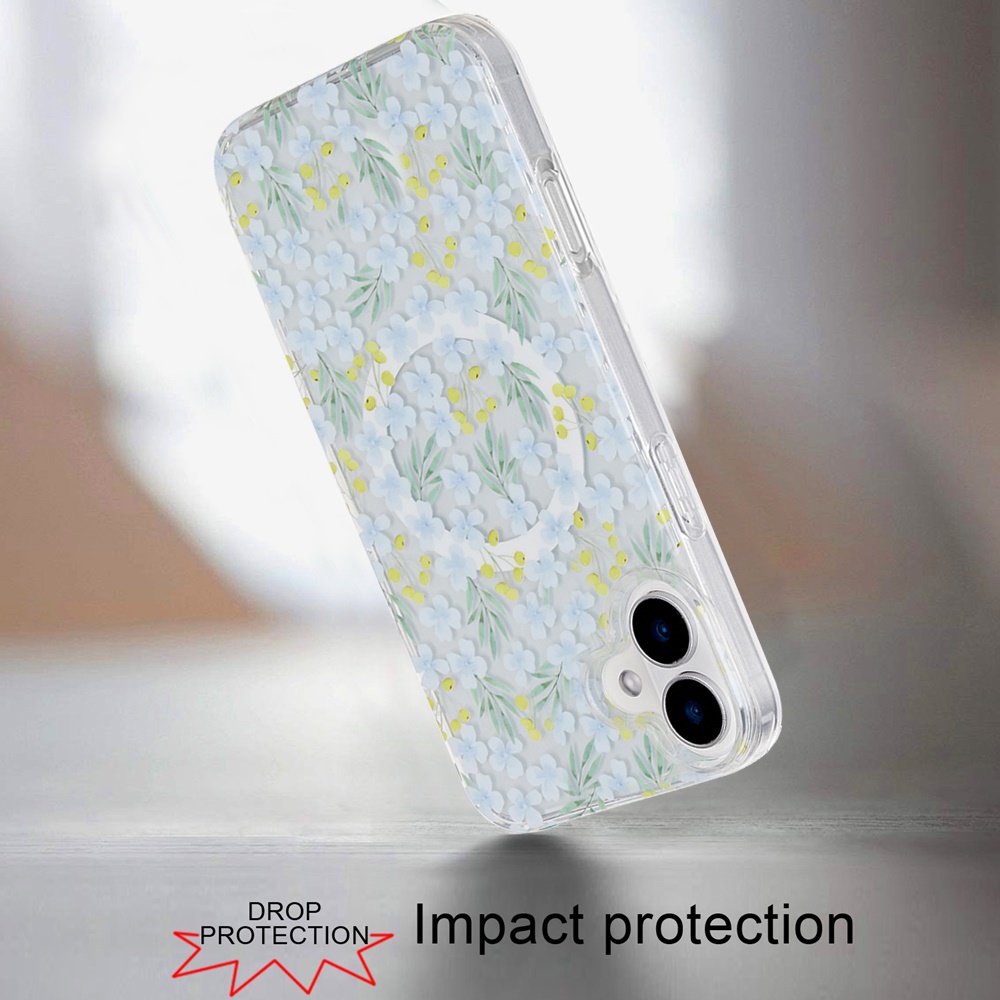 Für iPhone 16 Plus 6,7 Zoll Magnetische Doppellagige IMD Design Hülle - - Bild 36 von 36
