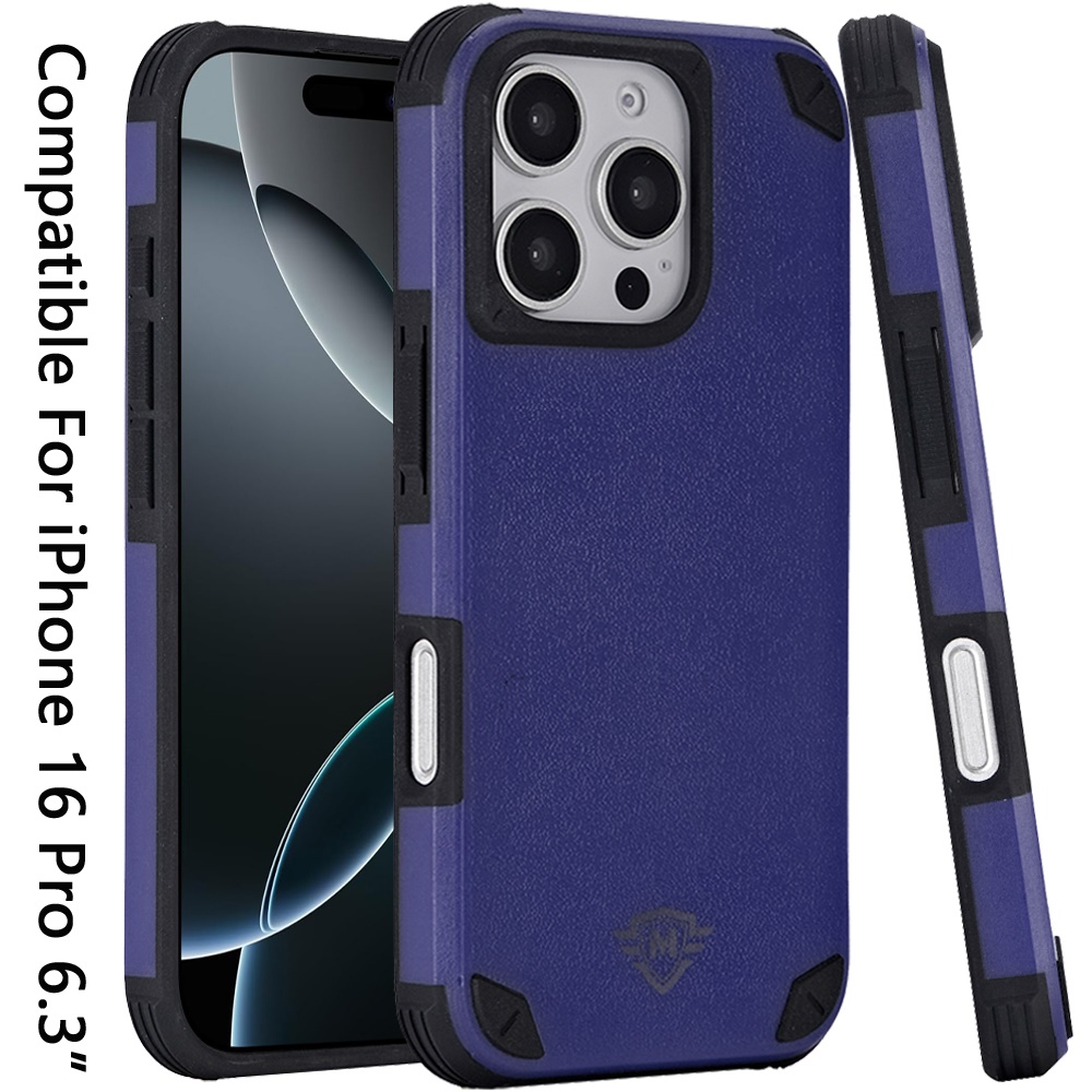 For iPhone 16 Pro Magnetic Hybrid Case with Stand - | eBay