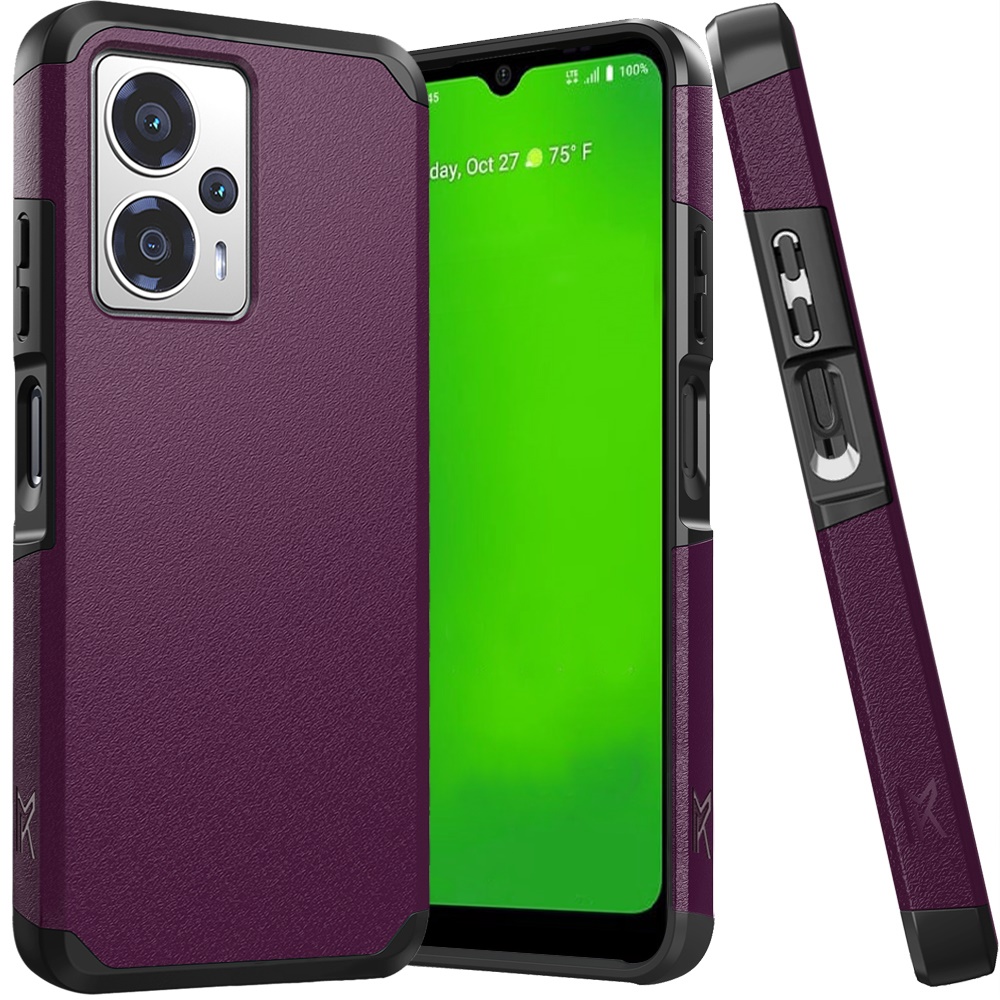 Für Cricket Outlast 5G 2024 Tough Hybrid (Magnethalterung) - Hot Pink - Bild 10 von 30