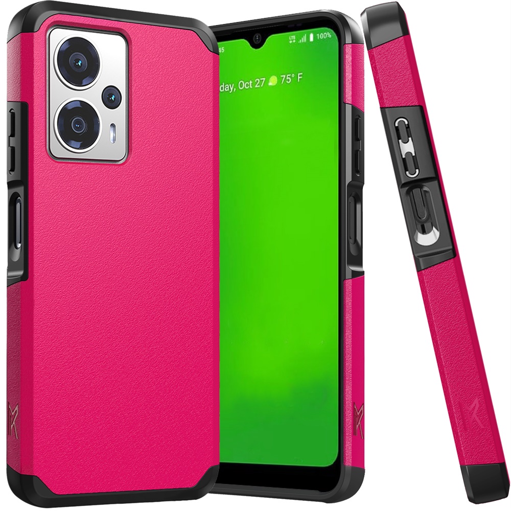 Para Cricket Outlast 5G 2024 Resistente Fuerte Híbrido + Vidrio Templado - - Imagen 14 de 36